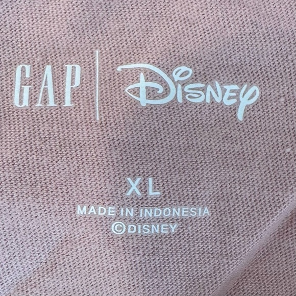 🌈 6/$60 Gap x Disney Women’s Minnie Mouse Graphic Size XLarge Pink Maroon - Picture 3 of 5
